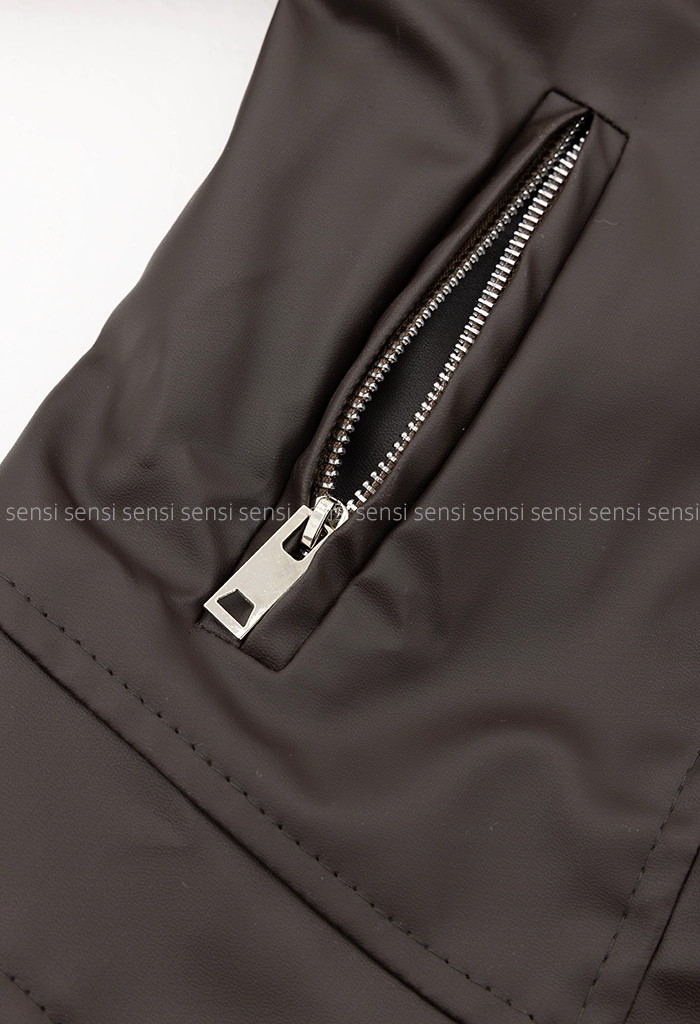 کت چرم یقه انگلیسی لونا کد1005182